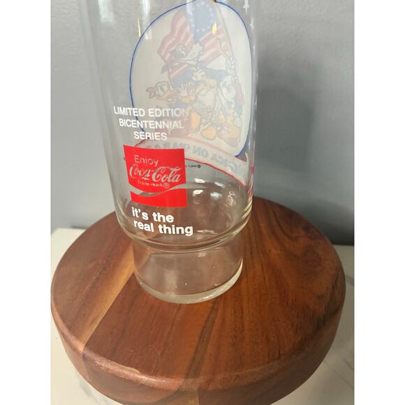 1976 Disney “America on Parade” Bicentennial Glass – Coca-Cola Limited Edition - Picture 5 of 7